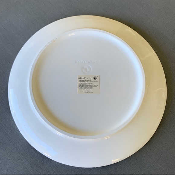 Department 56 Halloween Dessert Plate Striped Victorian Pumpkin - Picture 4 of 6